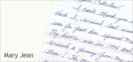 Photo of Mary Jean , a Support Collectors Success Story